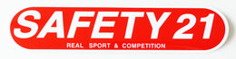 SAFETY 21 Sticker
