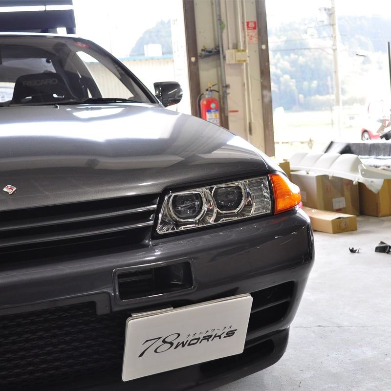 R32 スカイライン GTS GT-R 高輝度LED 4灯仕様 フルLEDヘッドライト クローム — image 8
