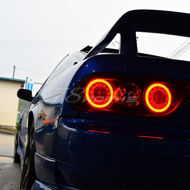 NISSAN 180SX ワンエイティ シルエイティ 後期用 RPS13 KRPS13 LED テールランプ V3 オールクリアー フルセット — image 7