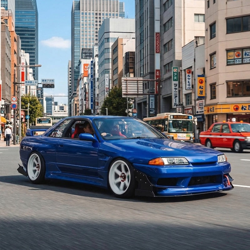 R32 スカイライン GTS GT-R 高輝度LED 4灯仕様 フルLEDヘッドライト クローム — image 14
