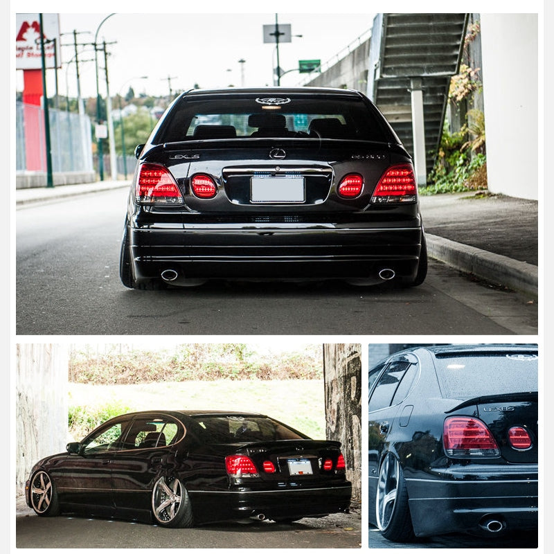 16 アリスト JZS160 JZS161 王道・人気パーツ LEDテールランプ V2 レッドスモーク — image 6