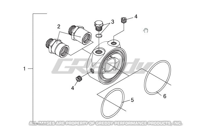 REPLACEMENT 65MM DIA O-RING FOR OIL FILTER BLOCK SENSOR ADAPTER (LG) - (12401161) — image 2