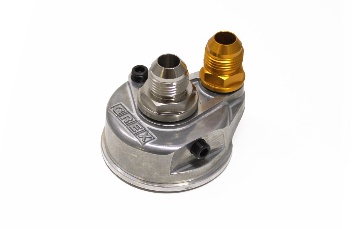 TYPE-B OIL BLOCK ADAPTER, ENG: 3/4-16UNF, 62MM O-RING, 10AN - (12401111) — image 1