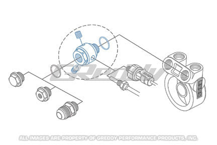 GREDDY M18xP1.5 O-RING MULTI SENSOR PORT FITTING - (12401178) — image 3