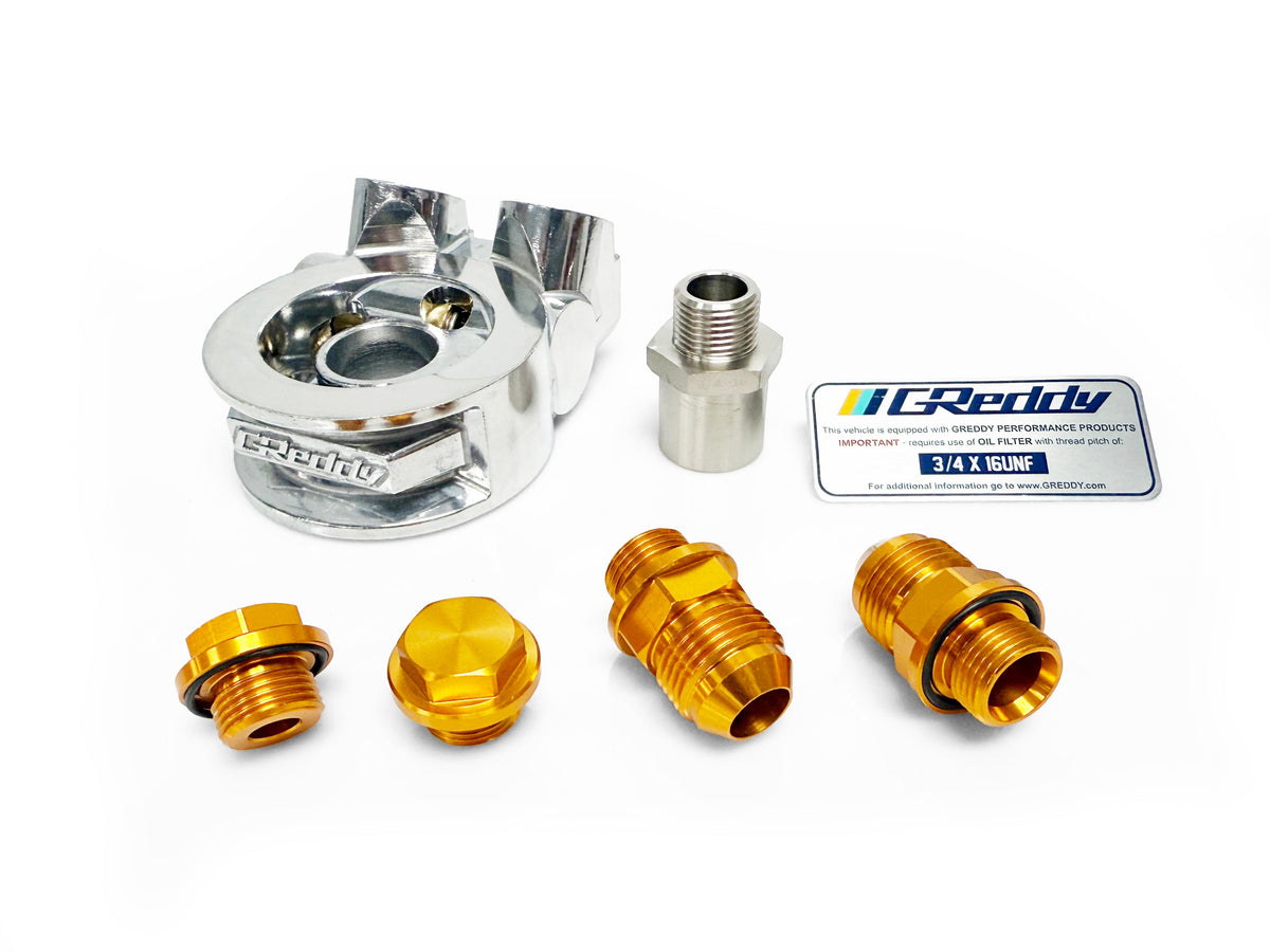 OIL COOLER STD BLOCK, ENG: 3/4-16UNF, FILTER: 3/4-16UNF, 10AN - (12401187) — image 6