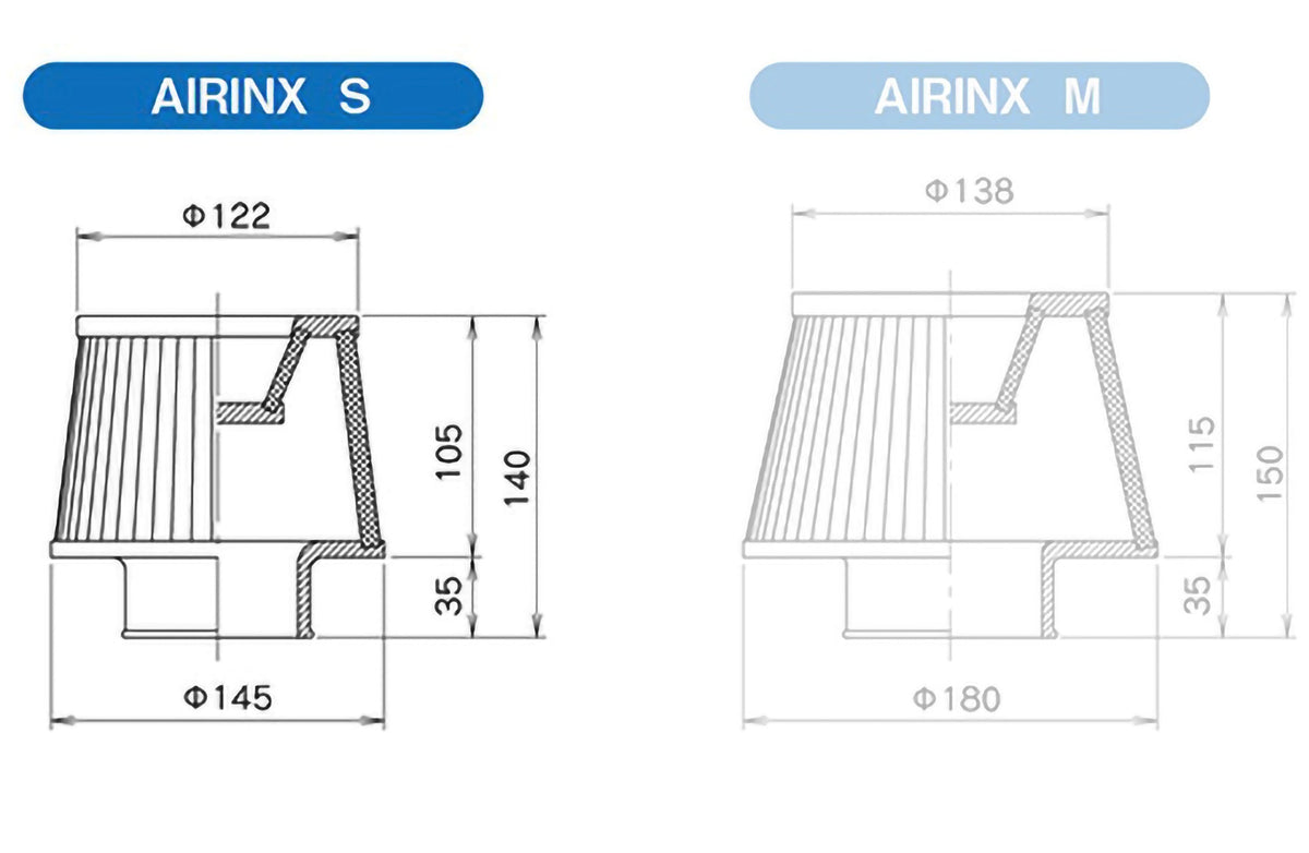 50-60MM DIA GREDDY AIRINX S UNIVERSAL - (12500601) — image 5