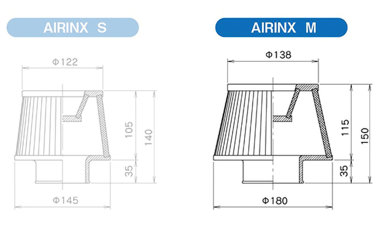 70MM DIA GREDDY AIRINX M UNIVERSAL - (12500631) — image 4
