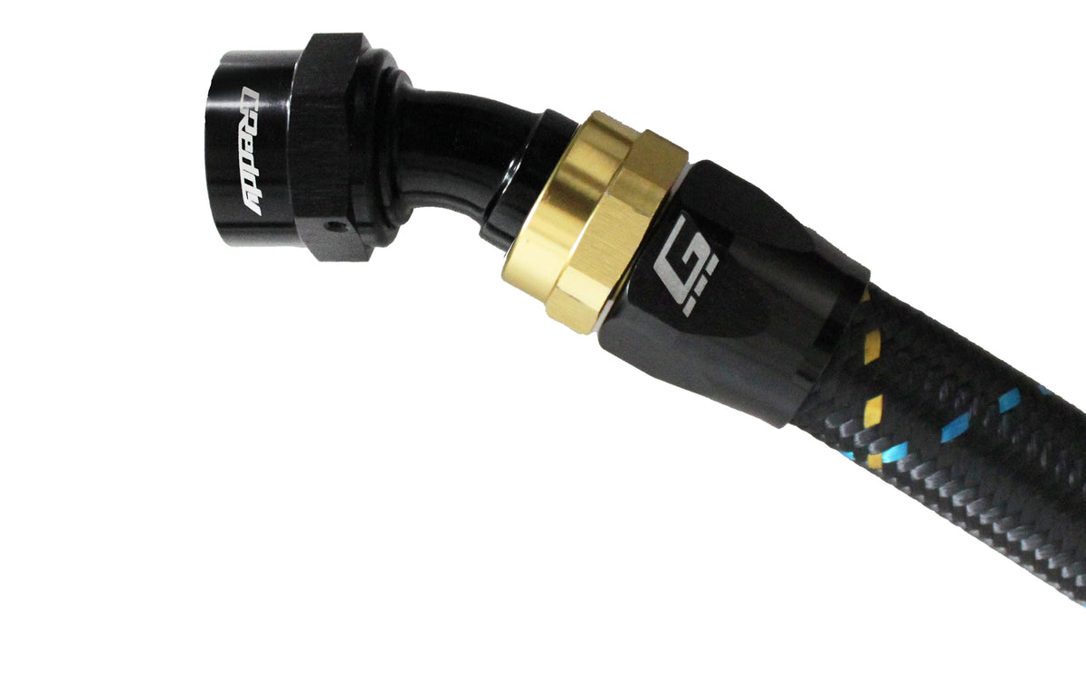 GReddy -12 AN Swivel Hose Ends - Black / Gold — image 15