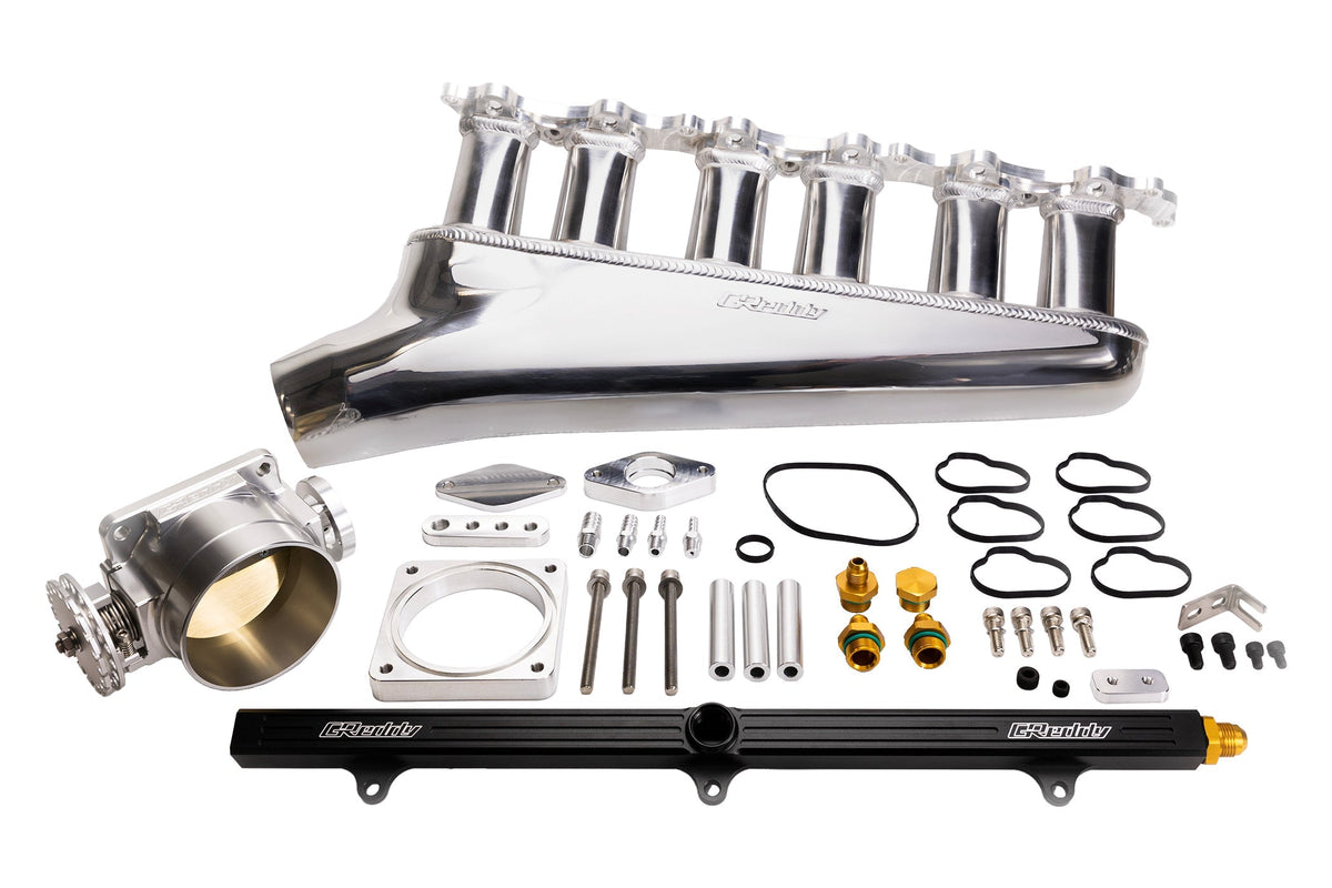 2JZ-GTE SURGE TANK - PRO KIT w/ 90mm THROTTLE BODY & FUEL RAIL - (13512303) — image 1