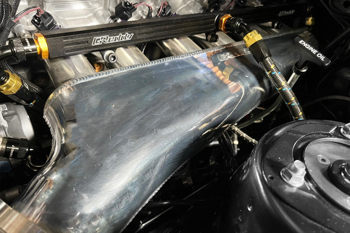 2JZ-GTE SURGE TANK - PRO KIT w/ 90mm THROTTLE BODY & FUEL RAIL - (13512303) — image 2