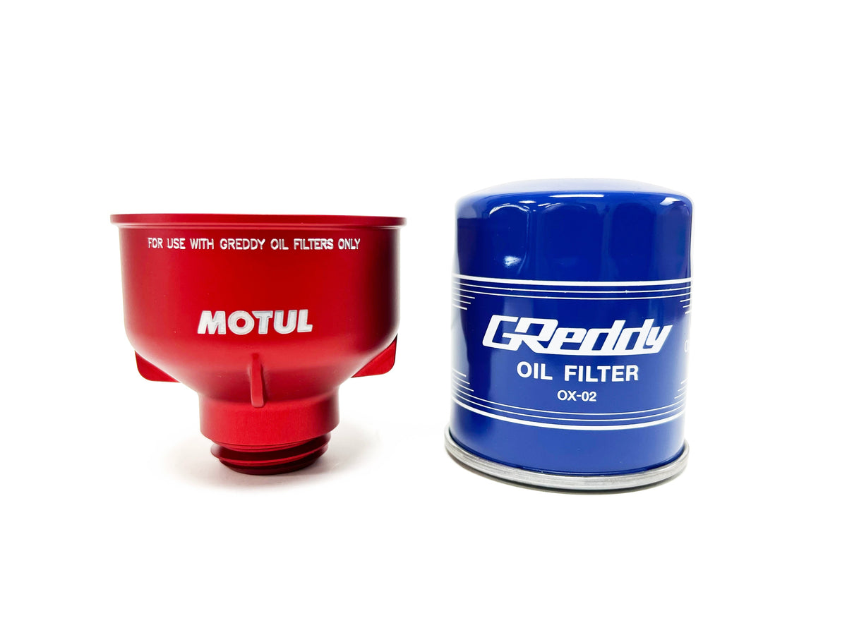 GReddy X Motul Aluminum Funnel / Oil Filter Removal Tool — image 1