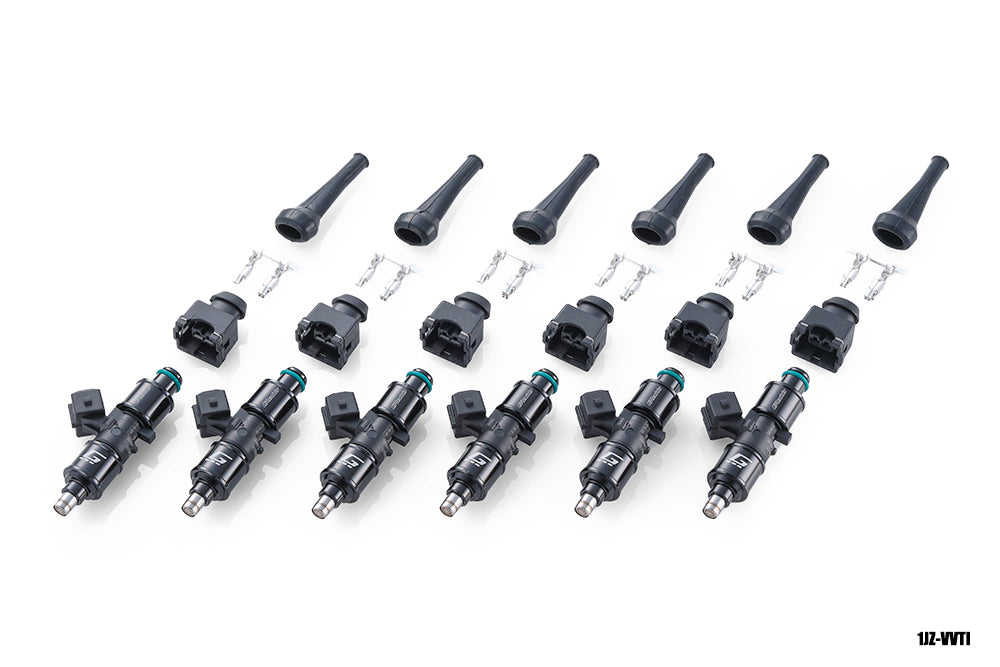 GREDDY FUEL INJECTOR KIT 1JZ-VVTi BLACK - (13913210 13913211) — image 1
