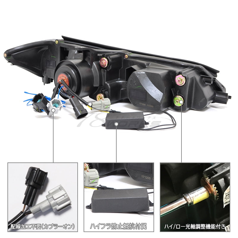 S15 シルビア / ヴァリエッタ 明るさと性能を追求したハイスペック フルLEDヘッドライト V2 ブラック — image 7