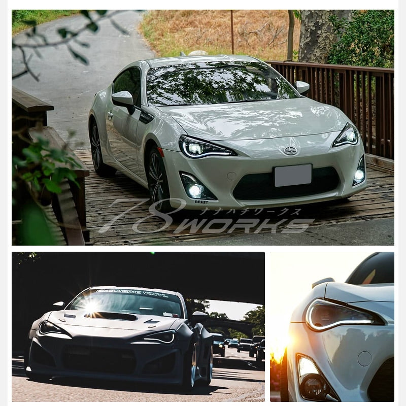 FT-86 / BRZ / FRS フルLED / 流れるウインカー ヘッドライト V4 ブラック — image 8