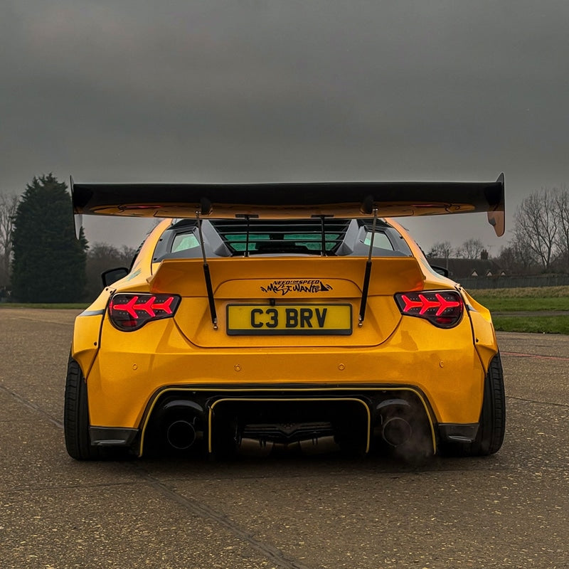 86 / BRZ / FRS 流れるウインカータイプ ファイバーLEDテールランプ V3 ブラック / レッド — image 8