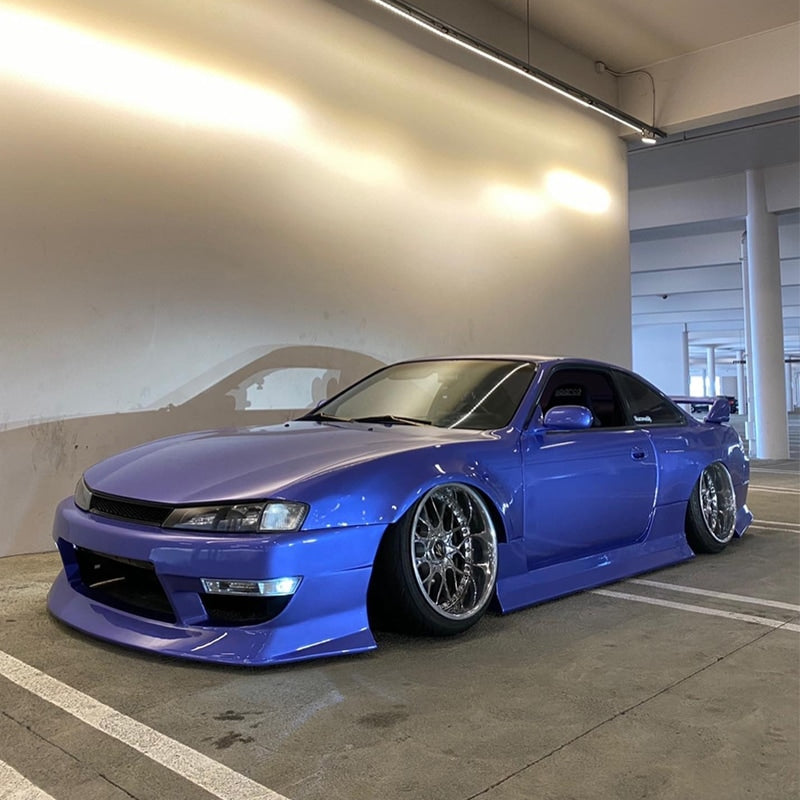 S14 シルビア 後期用 海外人気 クリアーレンズモデル ヘッドライト ブラック — image 8