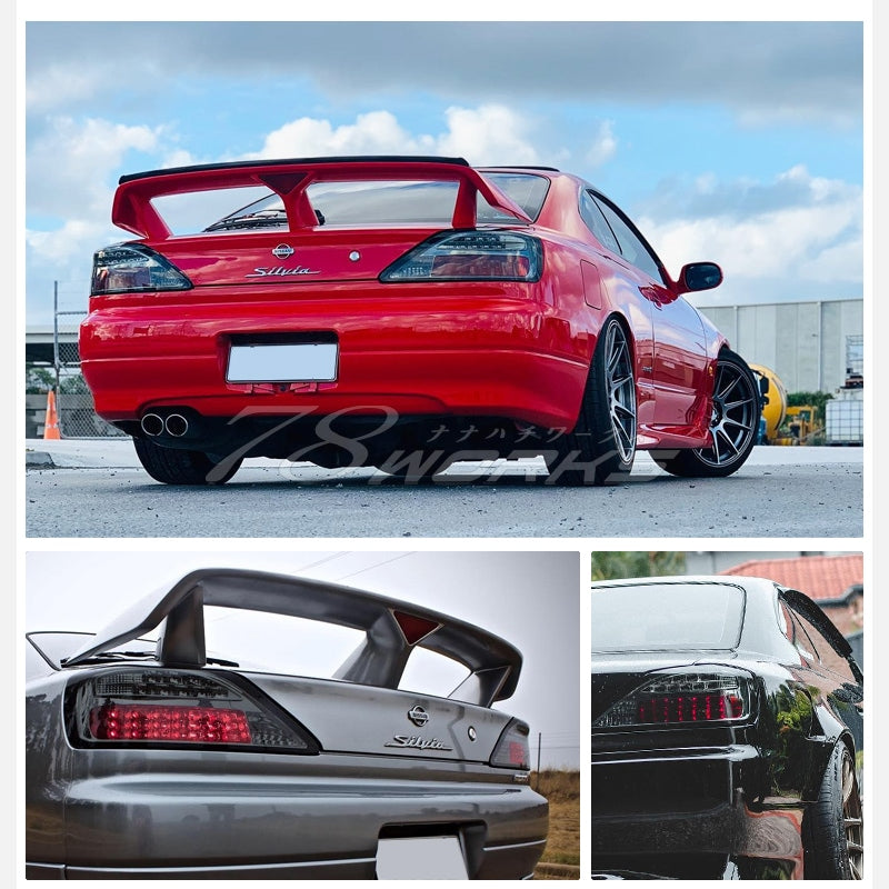 S15 シルビア / ヴァリエッタ オリジナル 流れるウインカーモデル LEDテールランプ V2 ブラック — image 8