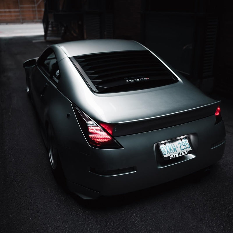 Z33 HZ33 フェアレディZ 前期用 350Z ロードスター LED テールランプ V2 ブラック クリアーリフレクター — image 10