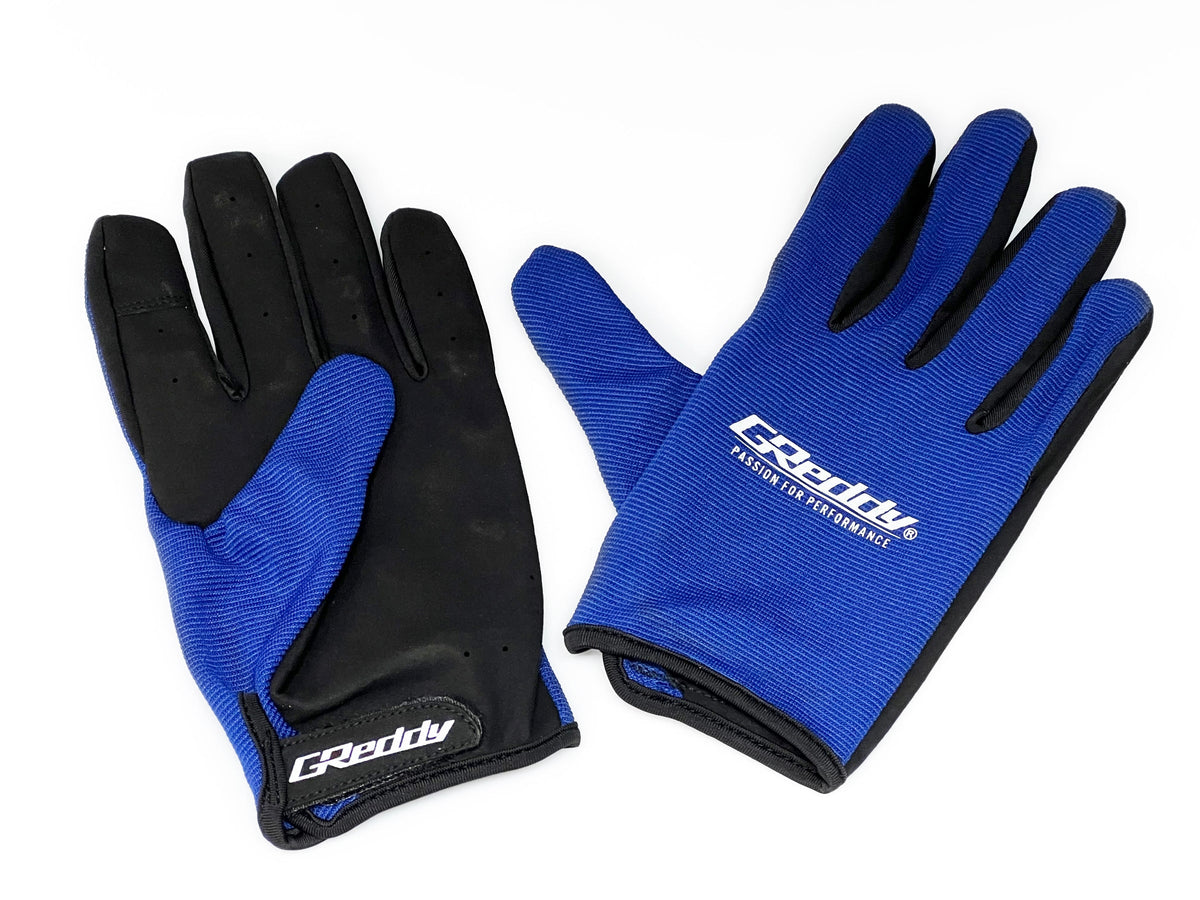GReddy Mechanic's Gloves - Blue/Black — image 5