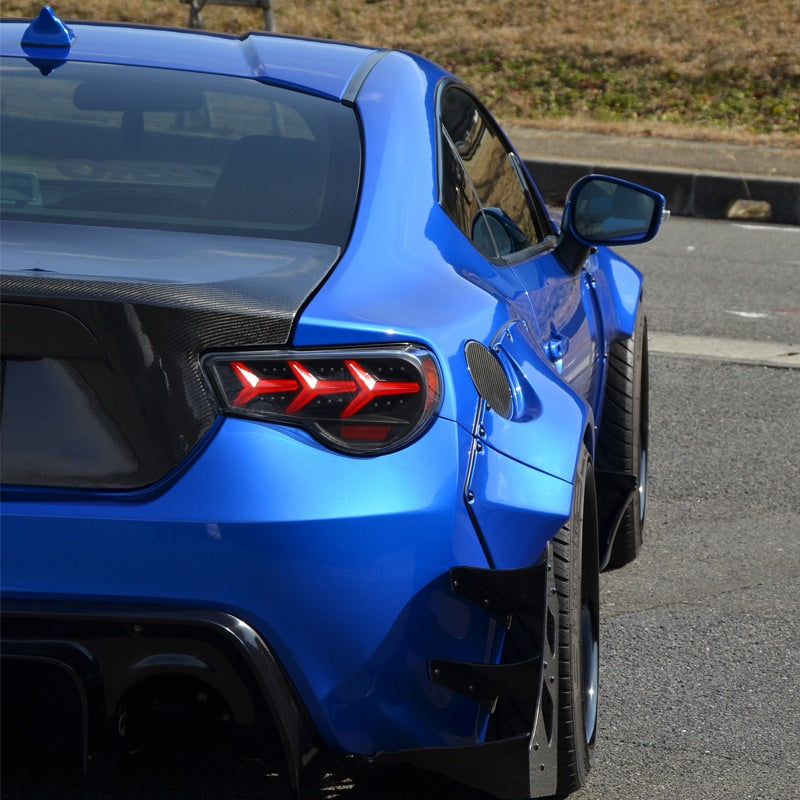 86 / BRZ / FRS 流れるウインカータイプ ファイバーLEDテールランプ V3 ブラック / レッド — image 9
