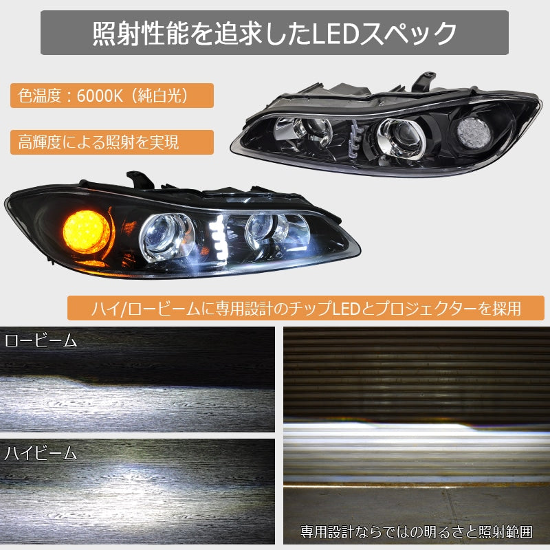 S15 シルビア / ヴァリエッタ 明るさと性能を追求したハイスペック フルLEDヘッドライト V2 ブラック — image 4