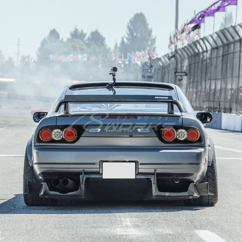 NISSAN 180SX ワンエイティ シルエイティ 後期用 RPS13 KRPS13 LED テールランプ V3 ブラック / レッドリング — image 10