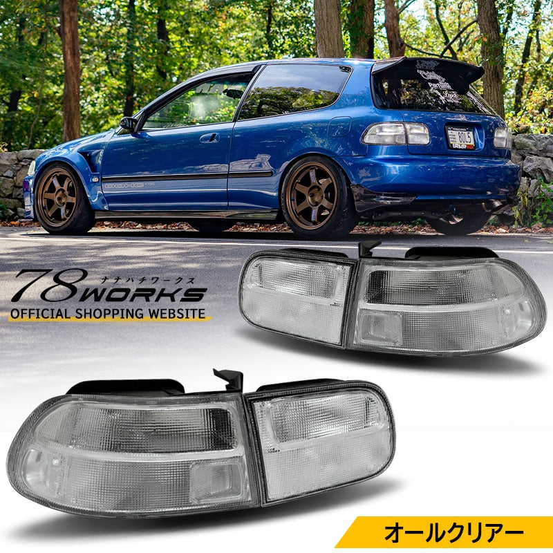 シビック ハッチバック EG3 EG4 EG6 SiR VTi USタイプ テールランプ オールクリアー — image 1