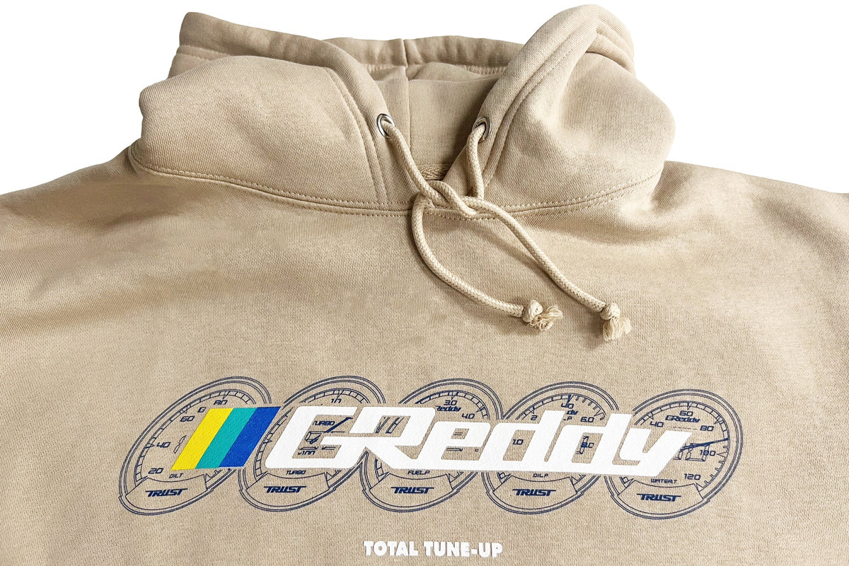 GReddy Meters Pullover Hoodie - Sand color — image 3