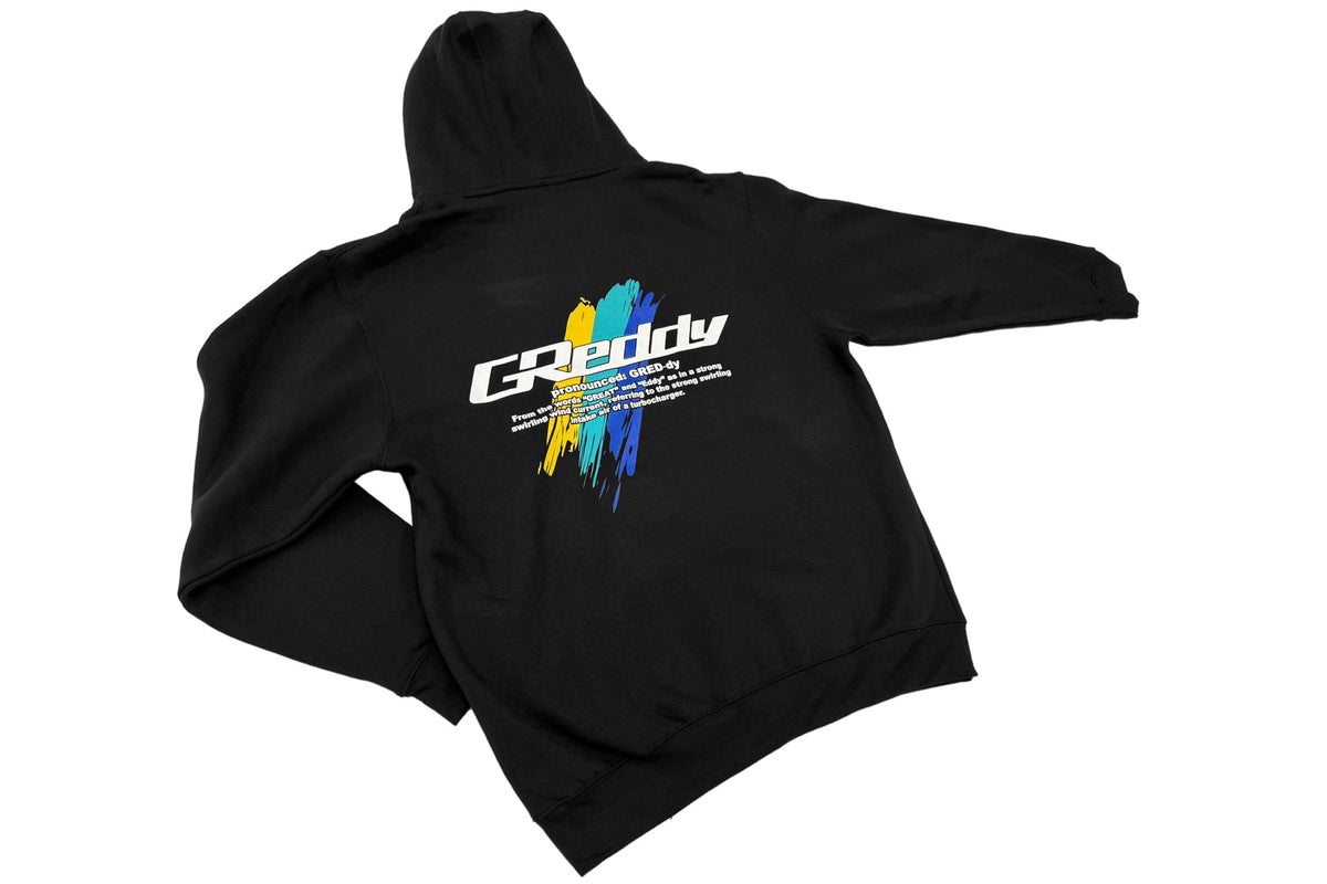 GReddy Definition Pullover Hood - Black — image 1