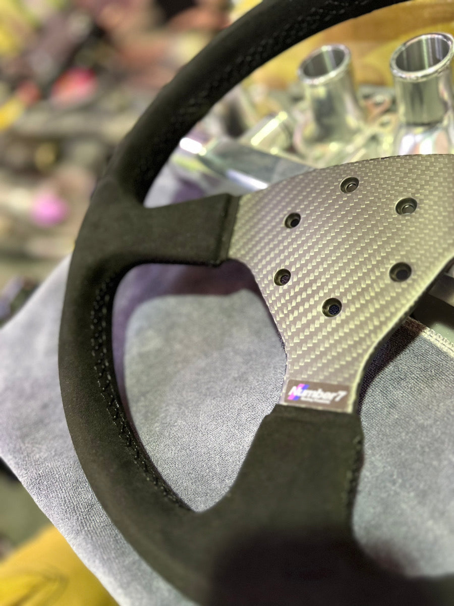 34φ(340mm) Dry carbon steering wheel without horn button 34φ(340mm) — image 2