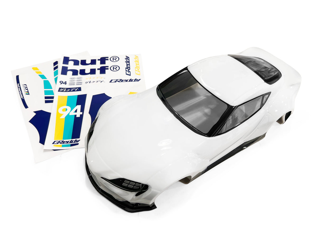 HUF x GReddy Yokomo Pandem A90 GR Supra 1/10 RC Body (clear) - (limited release) — image 5