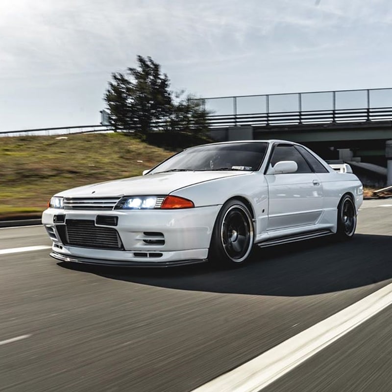 R32 スカイライン GTS GT-R 高輝度LED 4灯仕様 フルLEDヘッドライト クローム — image 11