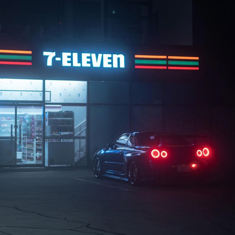 R34 スカイライン GT GT-R 2D クーペ用 BNR ENR ER HR ファイバー LEDテールランプ レッドクリアー — image 12