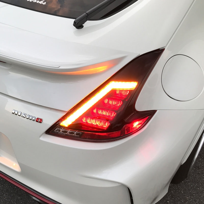 Z34 フェアレディZ フルLEDで純正からアップグレード LEDテールランプ レッドクリアー — image 11