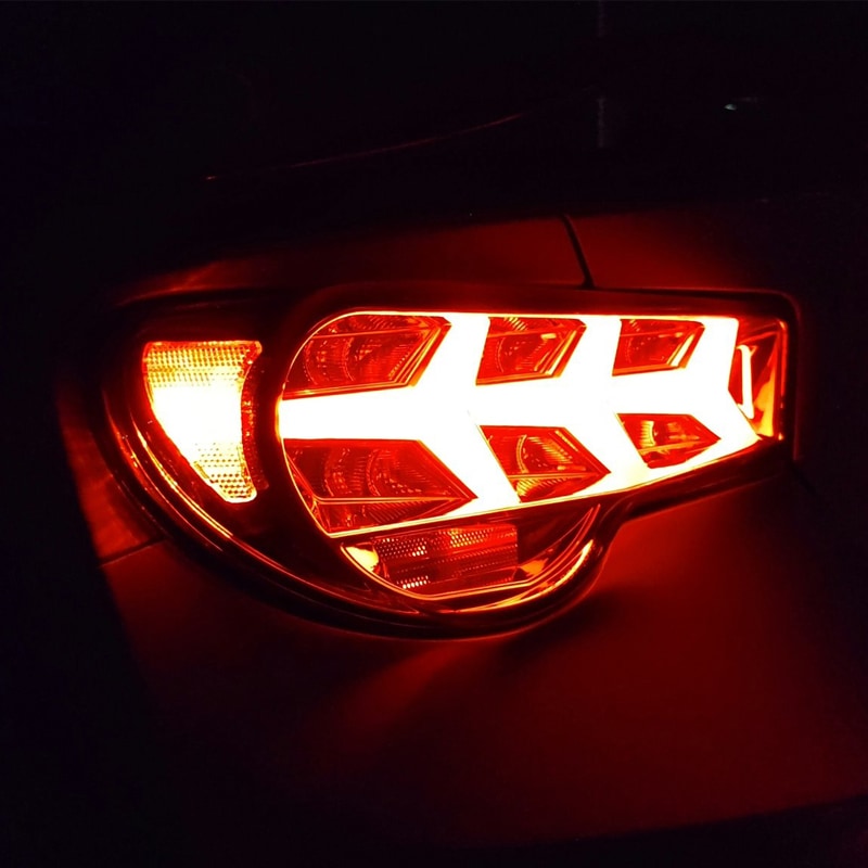 86 / BRZ / FRS 流れるウインカータイプ ファイバーLEDテールランプ V3 ブラック / レッド — image 13