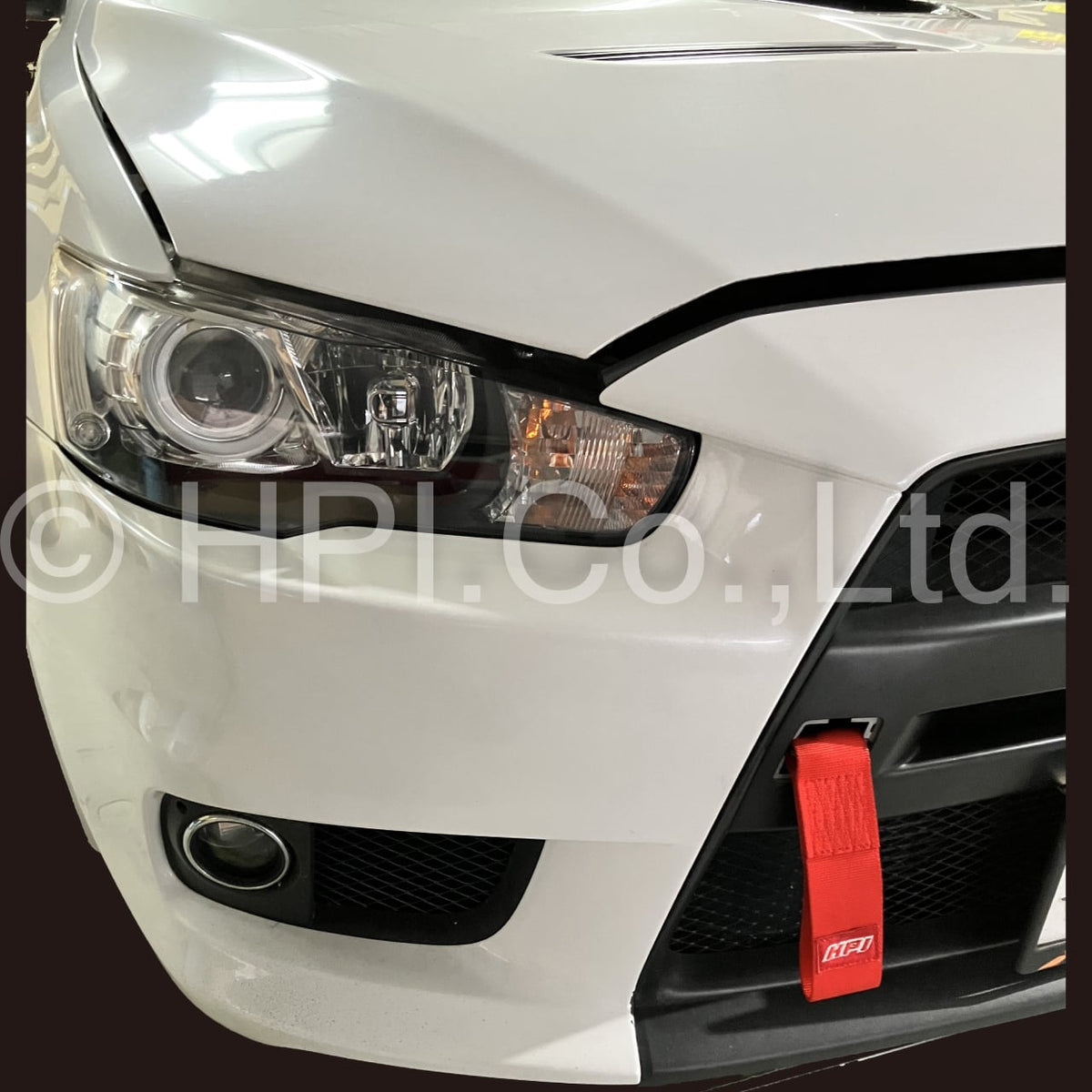 HPI Towing Belt Adapter — Lancer Evo X (CZ4A) Front — image 2
