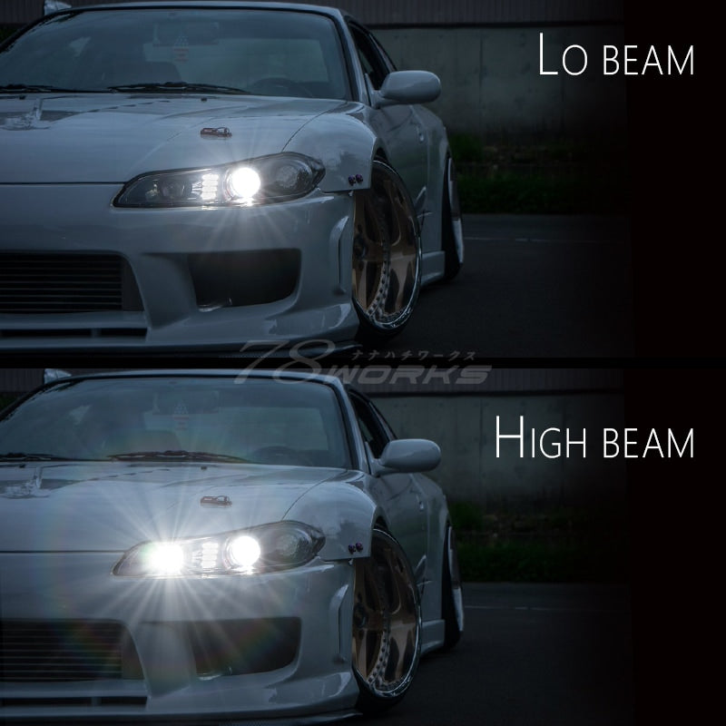 S15 シルビア / ヴァリエッタ 明るさと性能を追求したハイスペック フルLEDヘッドライト V2 ブラック — image 6