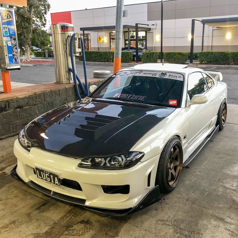 S15 シルビア / ヴァリエッタ 次世代 イカリング ファイバーLEDヘッドライト V4 ブラック — image 11