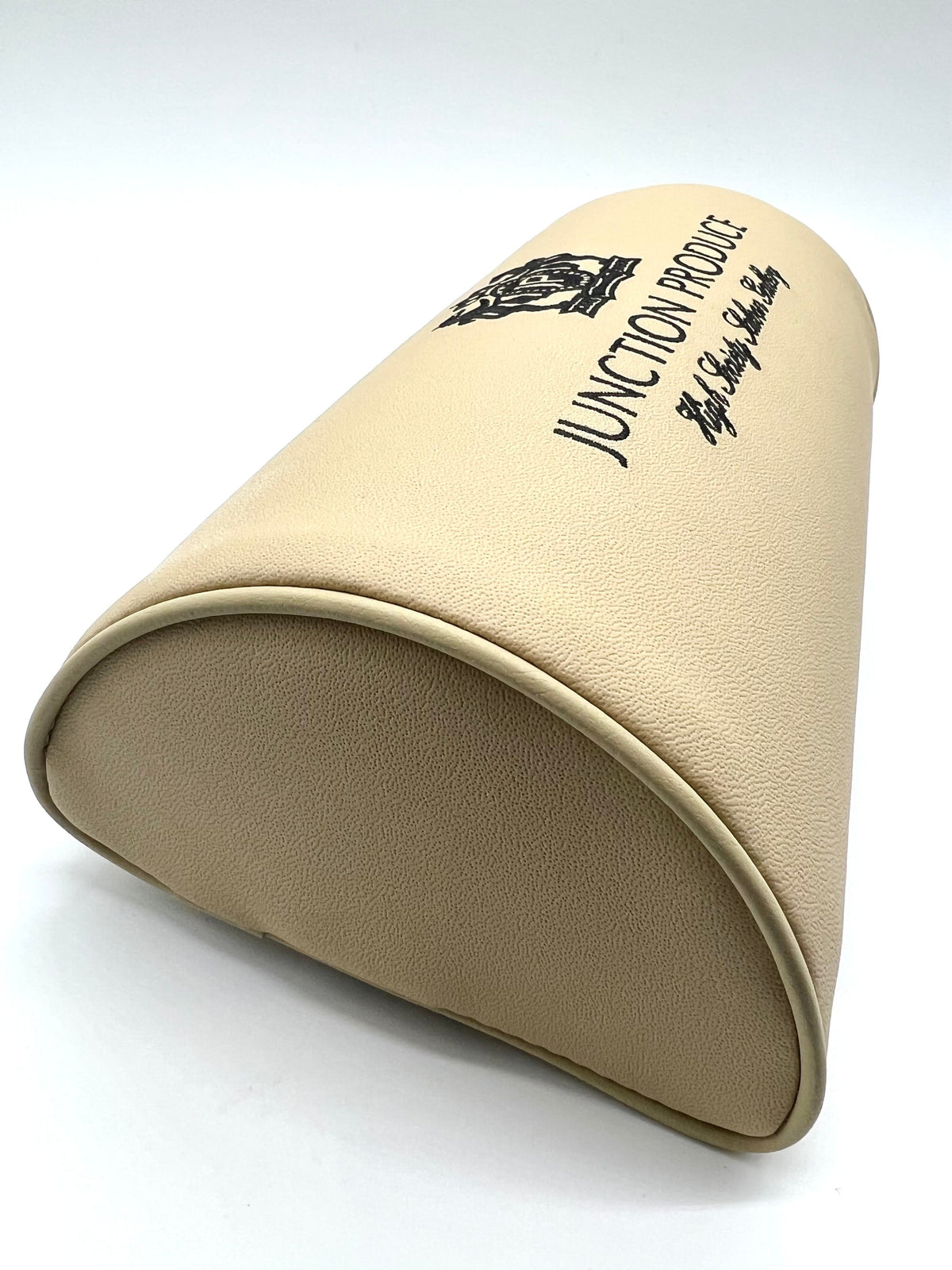 Script-Style Neck Pad Beige × Black 2 pcs Set — image 4