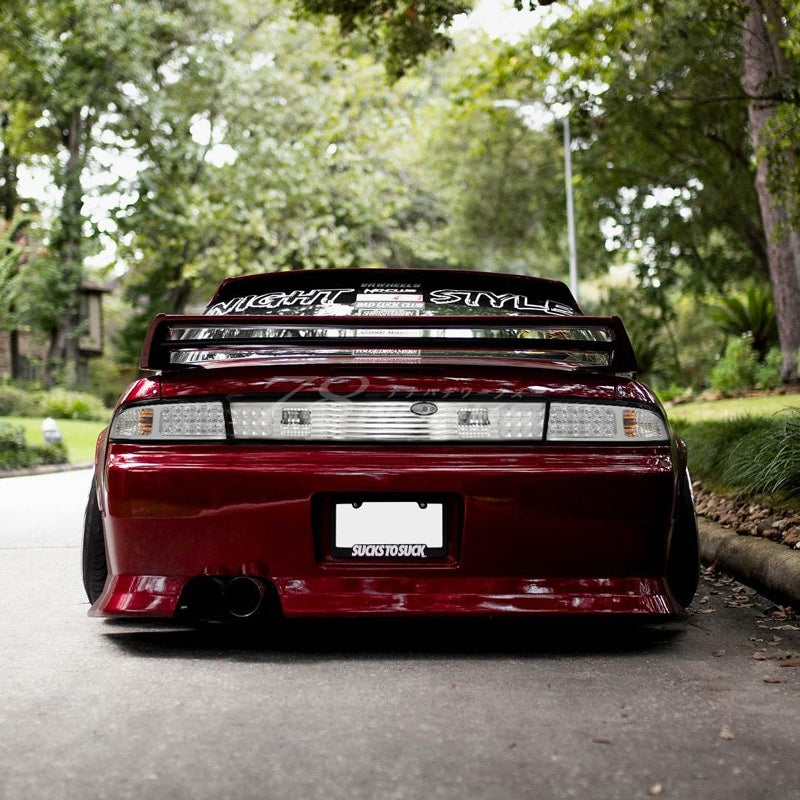 S14 CS14 シルビア 特注カラー 特別仕様 LEDテールランプ オールクリアー クロームベース — image 5