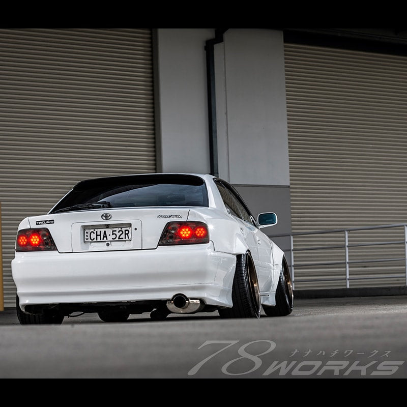 100系 チェイサー JZX LX GX SX 後期用 78WORKSオリジナルカラー ユーロLEDテールランプ スモーク — image 6