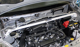 Strut Tower BAR /Aluminium /Front /Type I - TOYOTA PASSO (KGC10) / DAIHATSU BOON/BOON x4 (M301S/M312S) — image 2