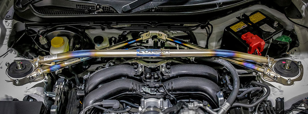 Strut Tower BAR /Titanium /Front with MCS. - TOYOTA GR86 / SUBARU BRZ — image 1