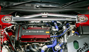 Strut Tower BAR /Aluminium /Front /TypeR SP /MCS - MITSUBISHI LANCER Evo.VII~Ix (CT9A/CT9W) — image 2