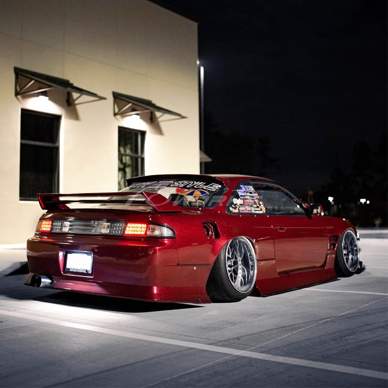 S14 CS14 シルビア 特注カラー 特別仕様 LEDテールランプ オールクリアー クロームベース — image 7