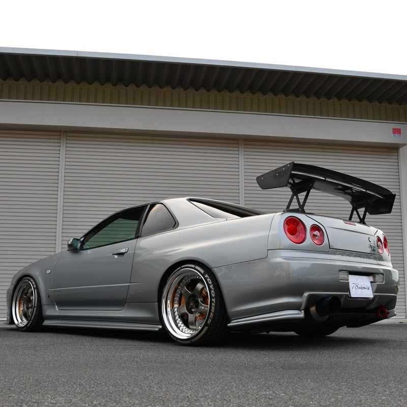 R34 スカイライン GT GT-R 2D クーペ用 BNR ENR ER HR ファイバー LEDテールランプ レッドクリアー — image 6