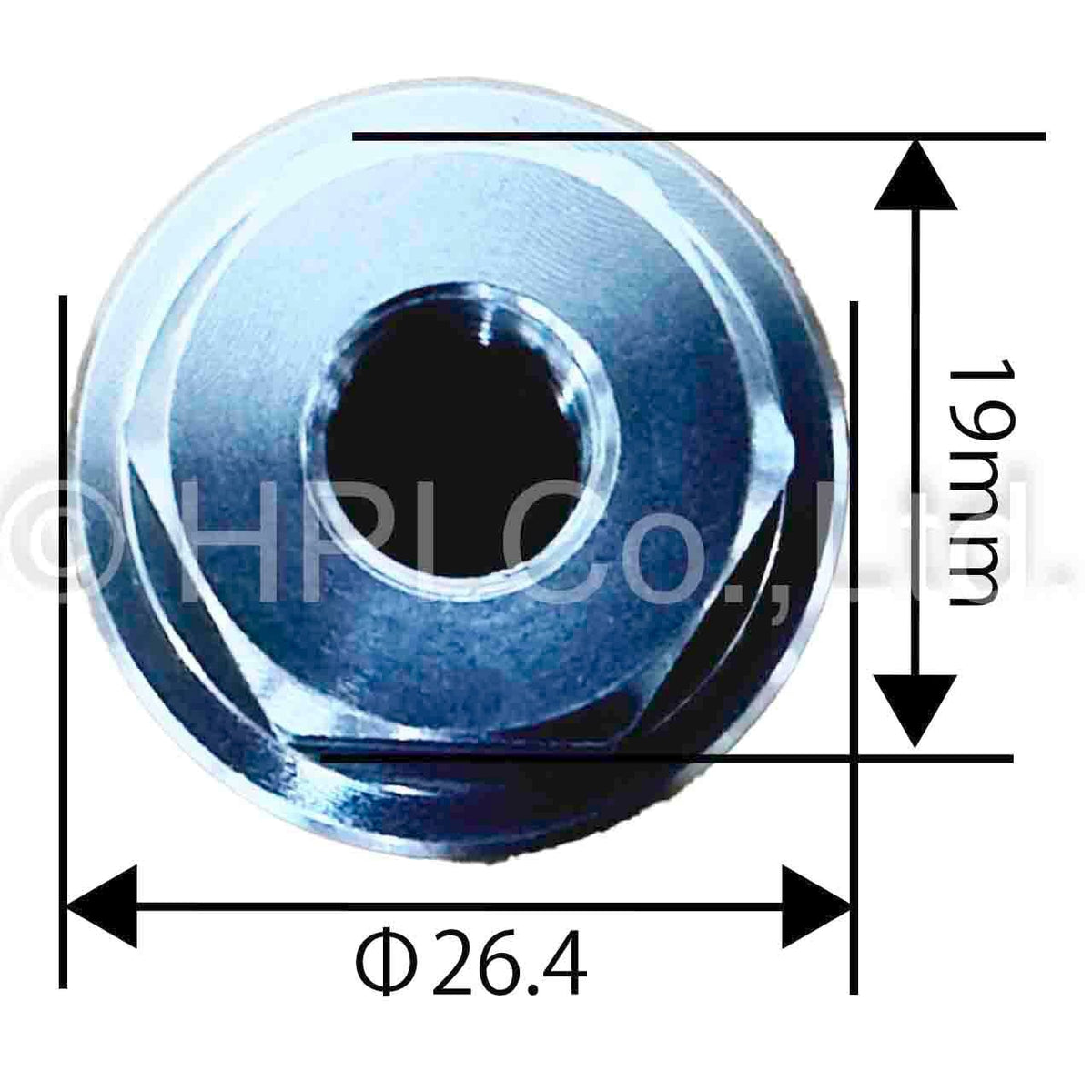 HPI Oil Cooler Part — Oil Sensor Adapter (Rc1/8 → M18 × 1.5) (HPOCP-SA) — image 2