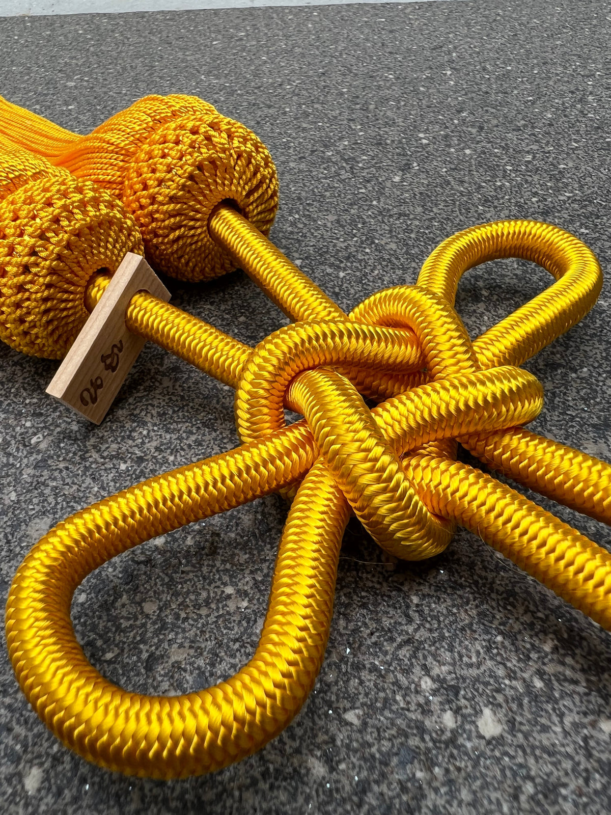 Tassel Agemaki Knot Large Size Yellowcolour — image 3
