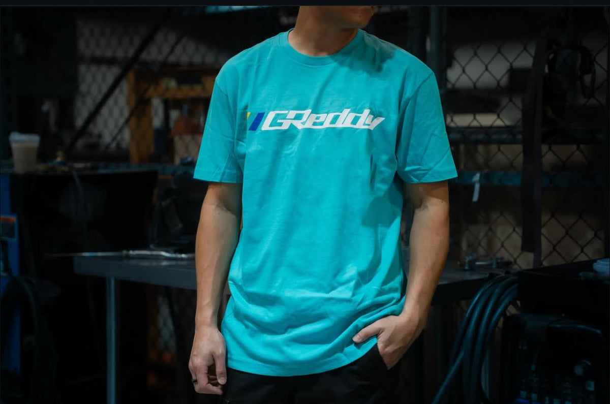 GReddy OG Logo Tee - Tahiti Blue — image 3