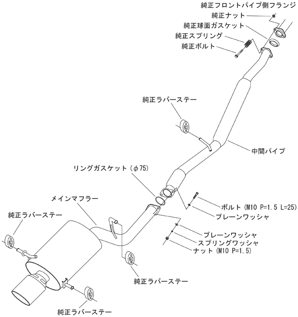 Super Turbo Muffler — GDB (31029-AF002) — image 3